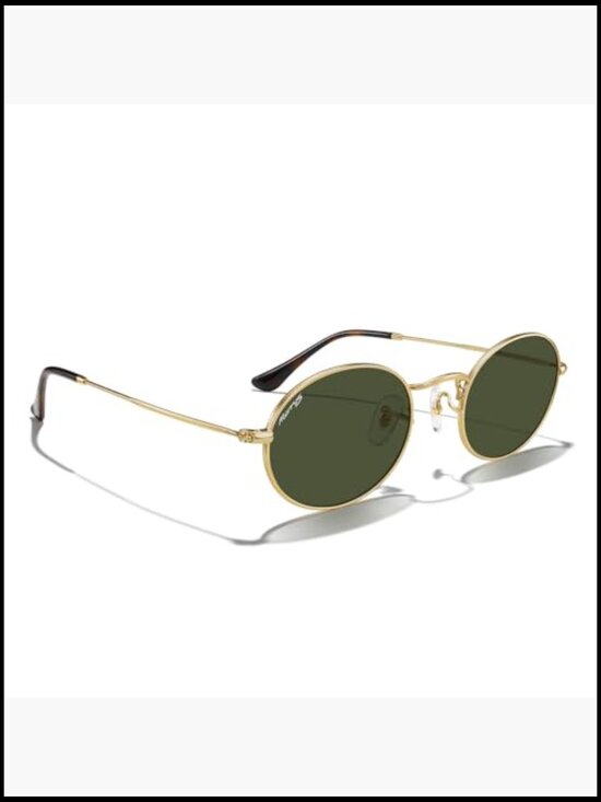 Oval Metal Polarized Sunglasses Classic Shades Trendy main image 6